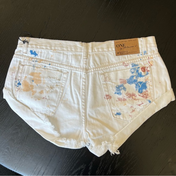 ONE TEASPOON CUTOFF SHORTS COCO CASH BANDITS 30 - Picture 6 of 10